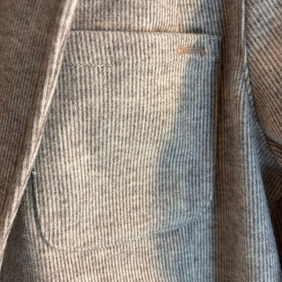 PILCRO ANTHROPOLOGIE Sz L Blazer Striped Partial Floral Lining NEW WITH TAGS - Picture 8 of 16